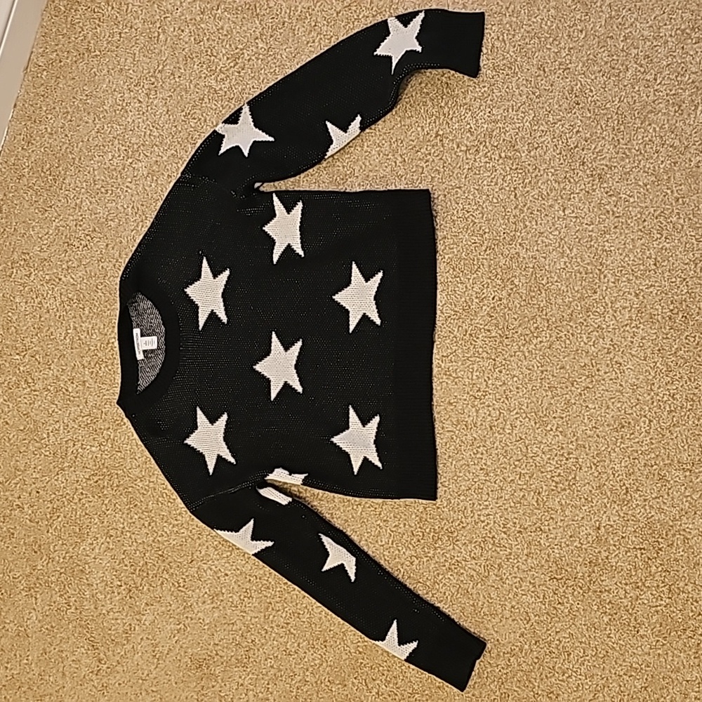 Girls sze 10-12 black sweater